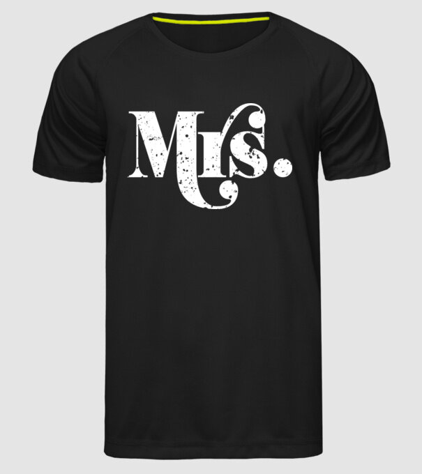 Mrs 2 model negru pe tricou