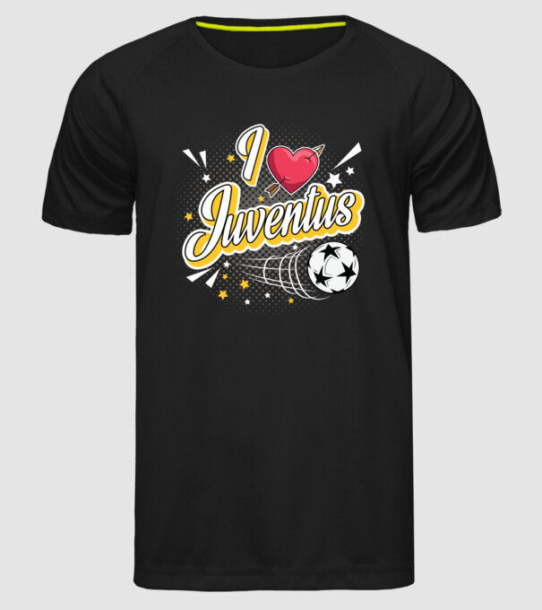 Popart Liverpool Juventus model negru pe tricou