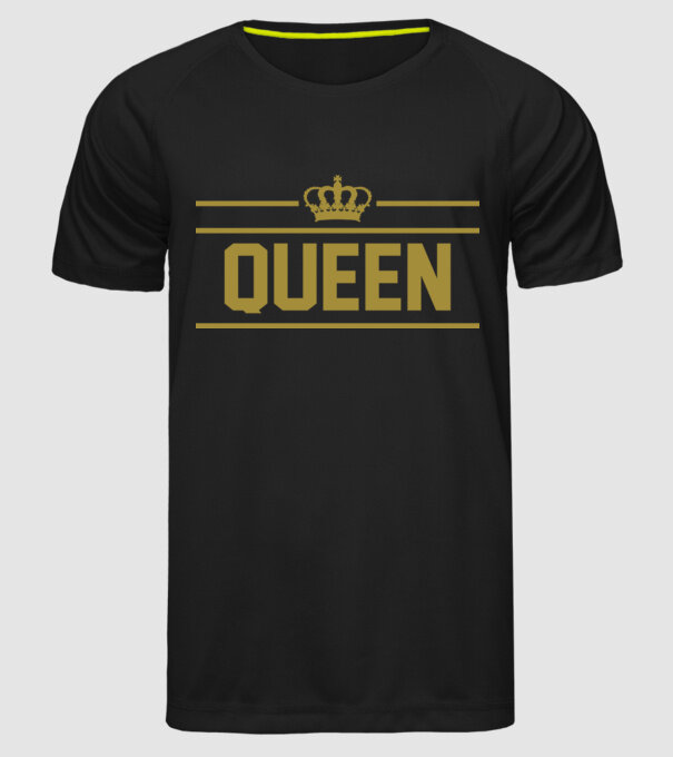 Queen model negru pe tricou