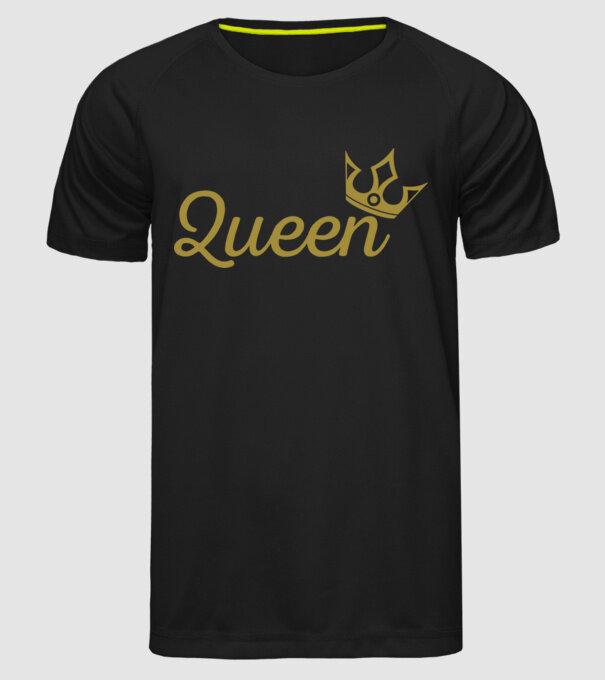 Queen model negru pe tricou