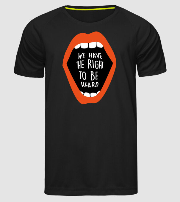 Libertatea de exprimare model negru pe tricou