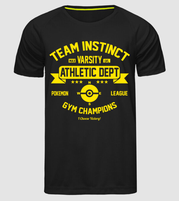 Team instinct champions model negru pe tricou