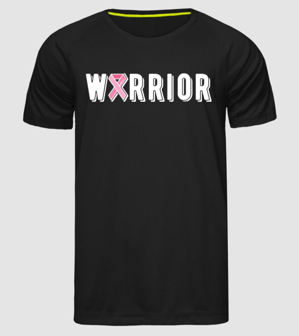 Warrior model negru pe tricou