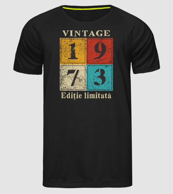 1973 - Ediție limitată model negru pe tricou