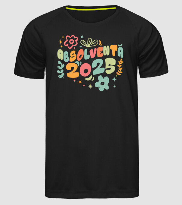 Absolventă 2025 model negru pe tricou