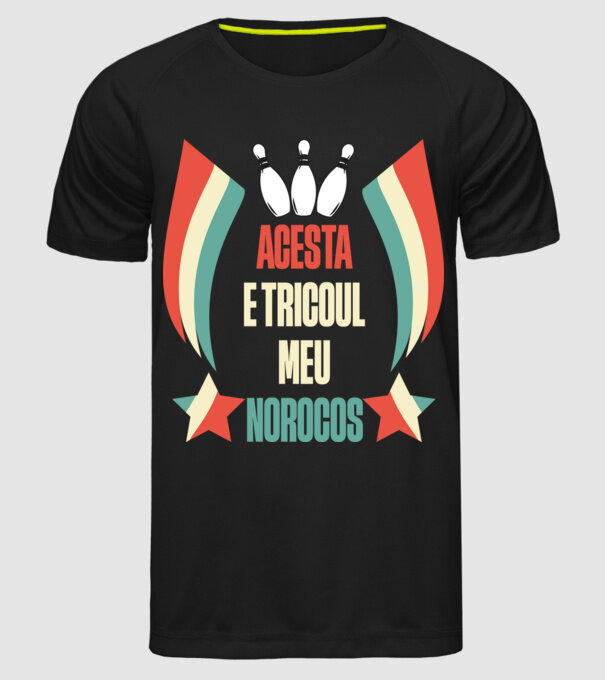 acesta e tricoul meu norocos model negru pe tricou