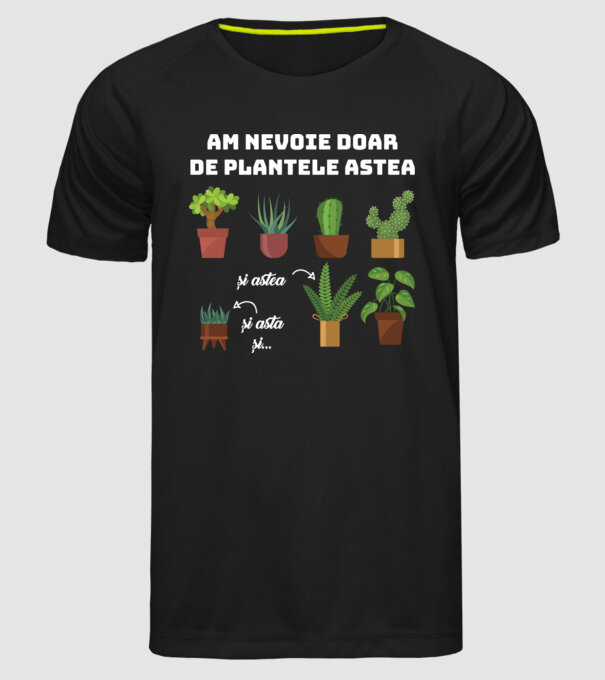 am nevoie doar de plantele astea model negru pe tricou