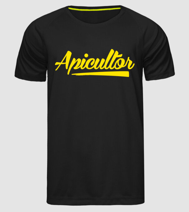 Apicultor model negru pe tricou