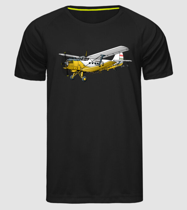 Avioane model negru pe tricou