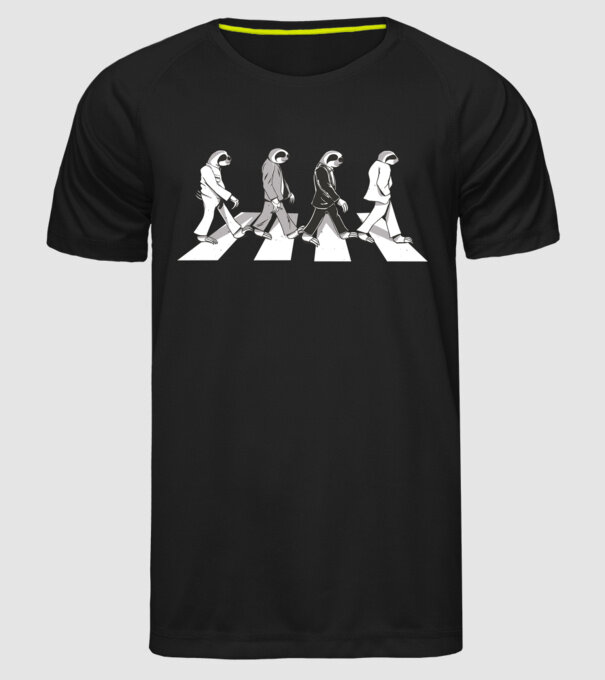 Beatles model negru pe tricou