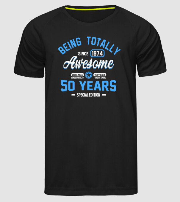Being totally awesome 50 model negru pe tricou