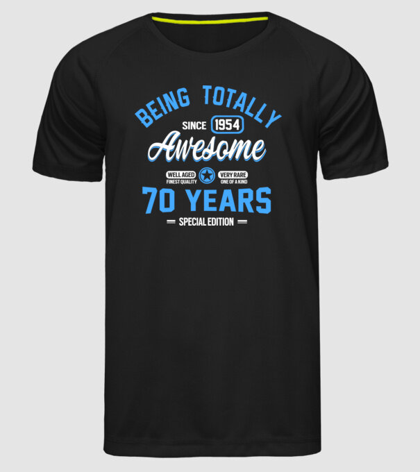 Being totally awesome 70 model negru pe tricou