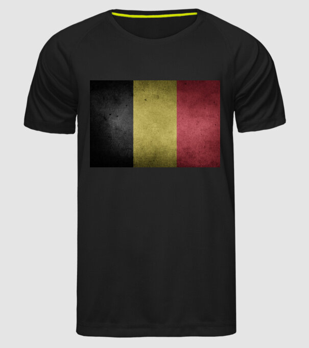 BELGIUM model negru pe tricou