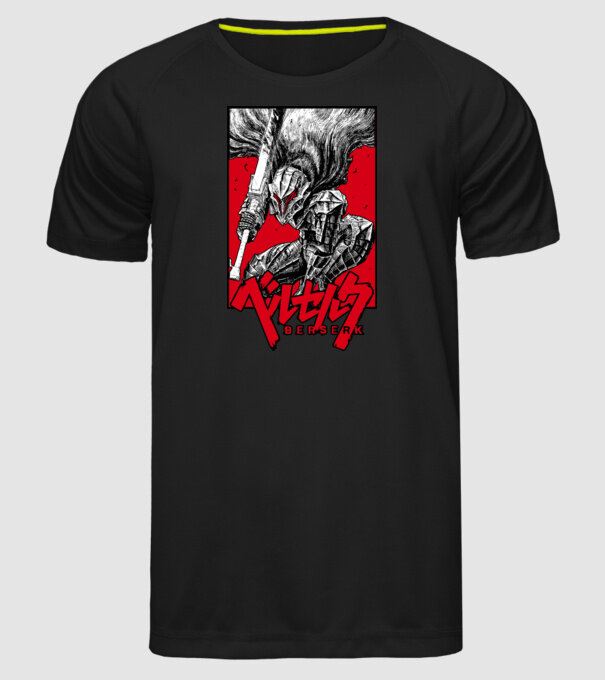 Berserk Guts model negru pe tricou