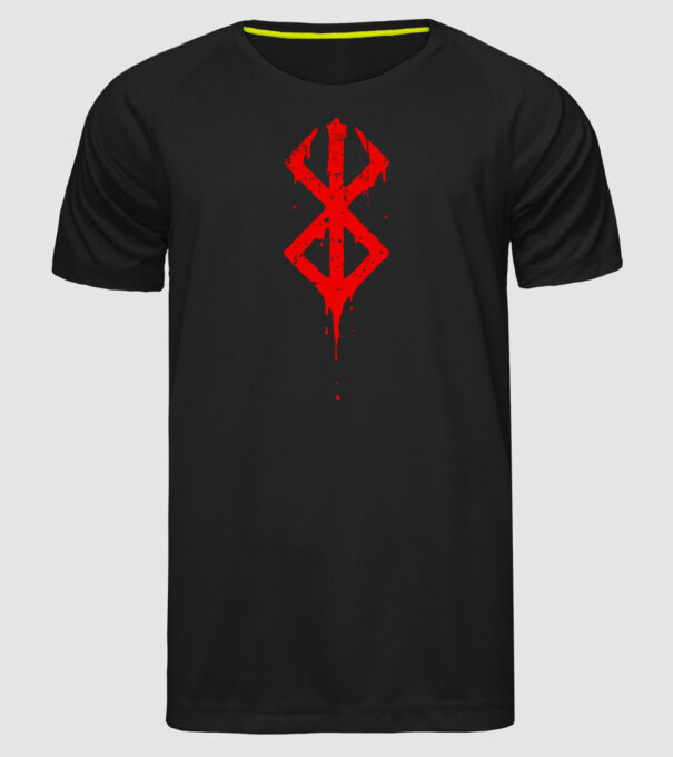 Berserk logo model negru pe tricou