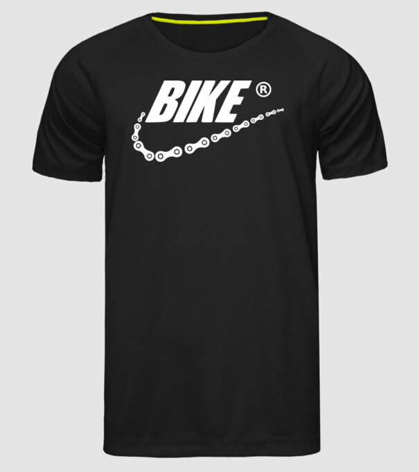 Bike model negru pe tricou