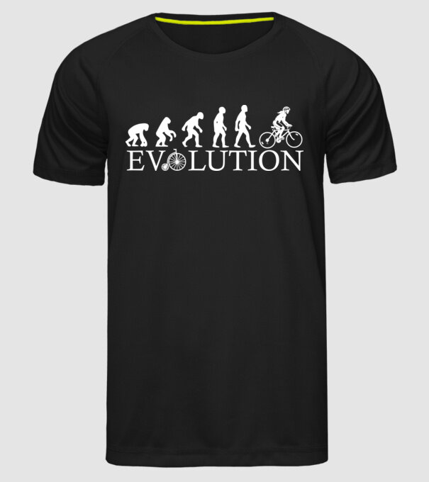Bike evo model negru pe tricou