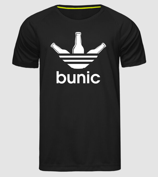 Bunicdidas model negru pe tricou