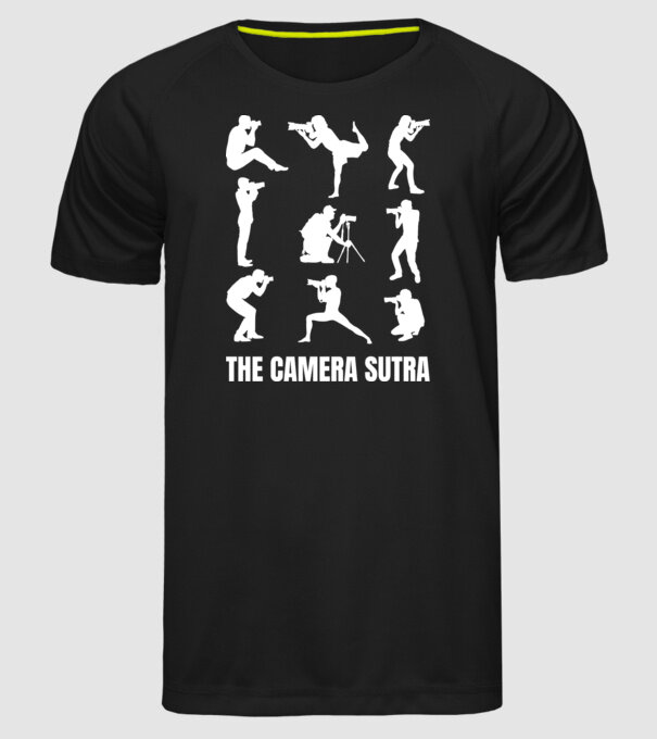 Camera sutra model negru pe tricou