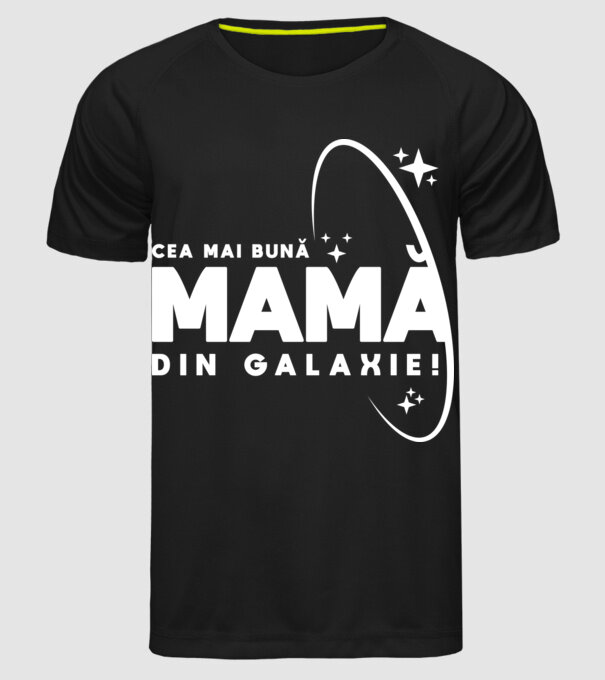 Cea mai bună bunică din Galaxie! model negru pe tricou