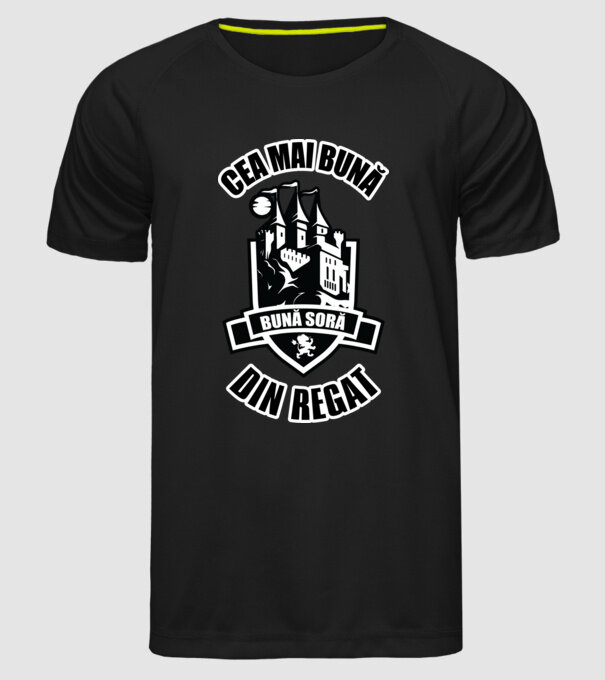 Cea mai bună soră din regat model negru pe tricou