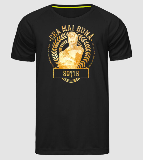 Cea mai bună soție model negru pe tricou