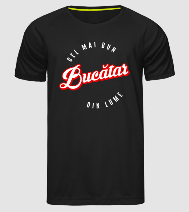 Cel mai bun BUCĂTAR din lume model negru pe tricou