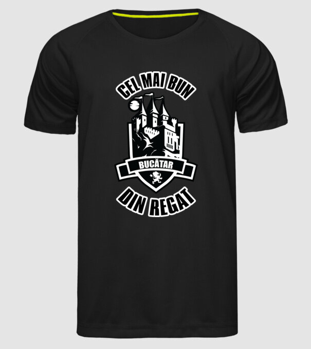 Cel mai bun bucătar din regat model negru pe tricou