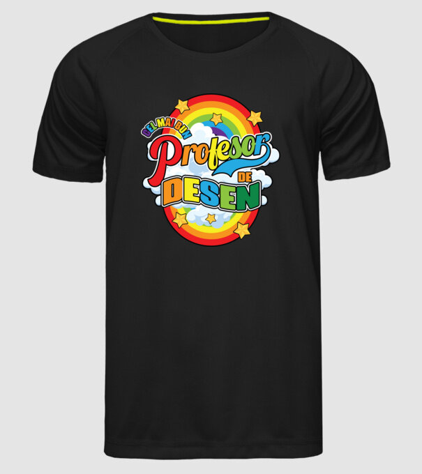Cel mai bun de desen model negru pe tricou
