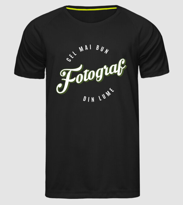 Cel mai bun Fotograf din lume model negru pe tricou