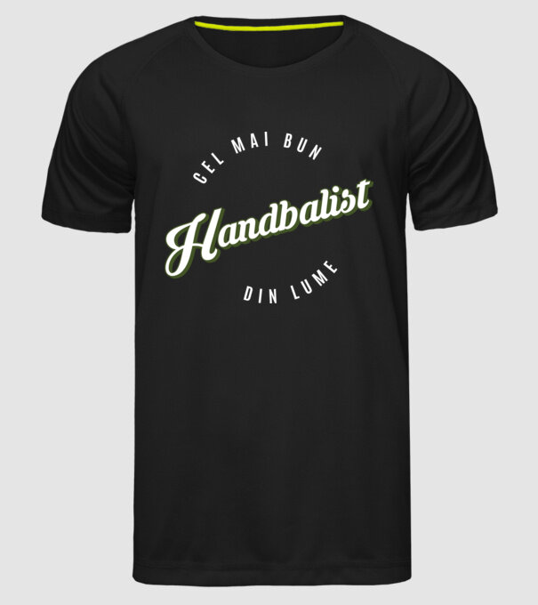 Cel mai bun Handbalist din lume model negru pe tricou