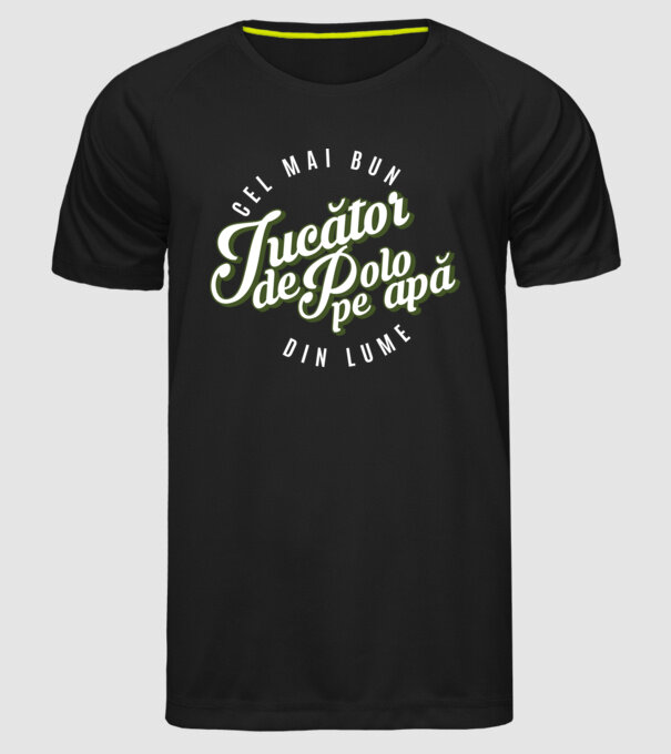 Cel mai bun Jucător de polo pe apă din lume model negru pe tricou