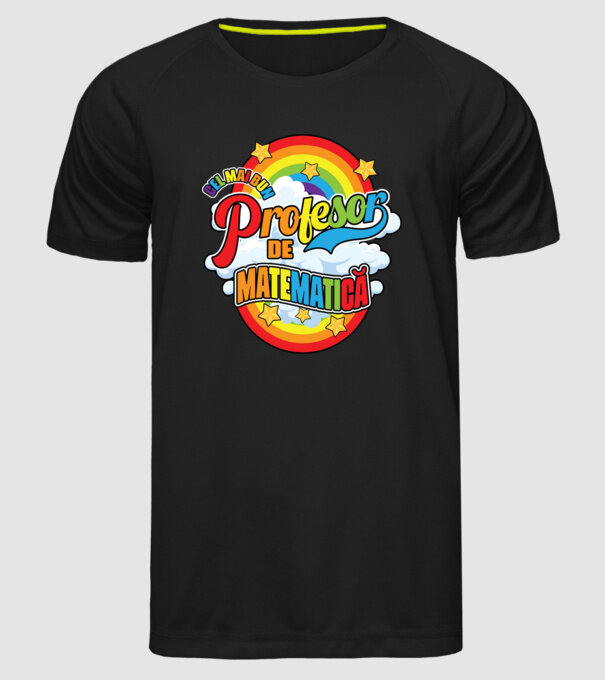 Cel mai bun matematică model negru pe tricou