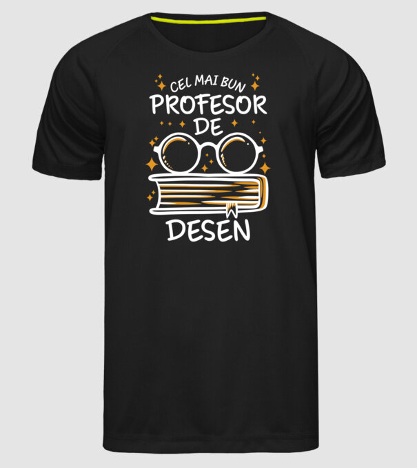Cel mai bun profesor de desen model negru pe tricou
