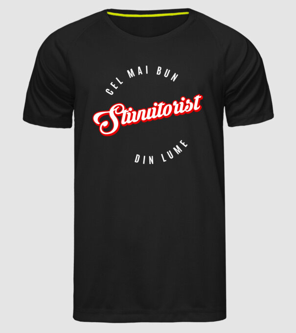 Cel mai bun STIVUITORIST din lume model negru pe tricou