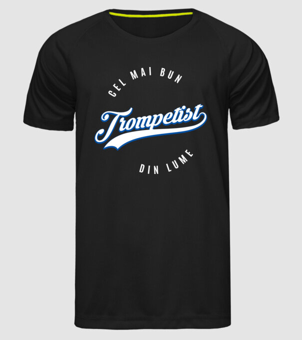 Cel mai bun trompetist din lume model negru pe tricou