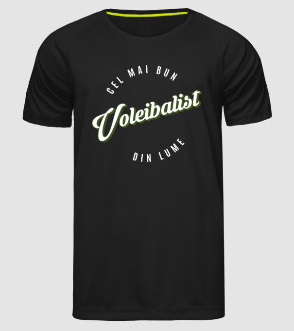 Cel mai bun Voleibalist din lume model negru pe tricou