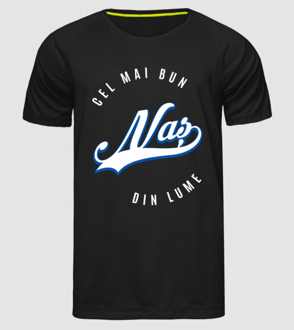 Cel mai bun NAȘ din lume model negru pe tricou
