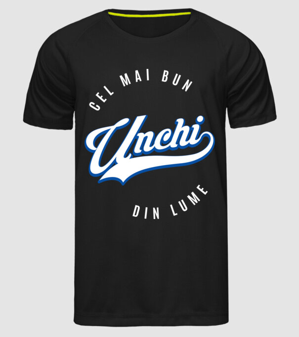 Cel mai bun UNCHI din lume model negru pe tricou