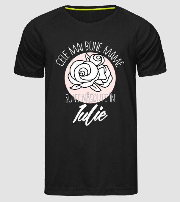 Cele mai bune mame sunt născute în Iulie model negru pe tricou
