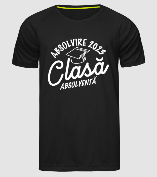 Clasă absolventă  model negru pe tricou