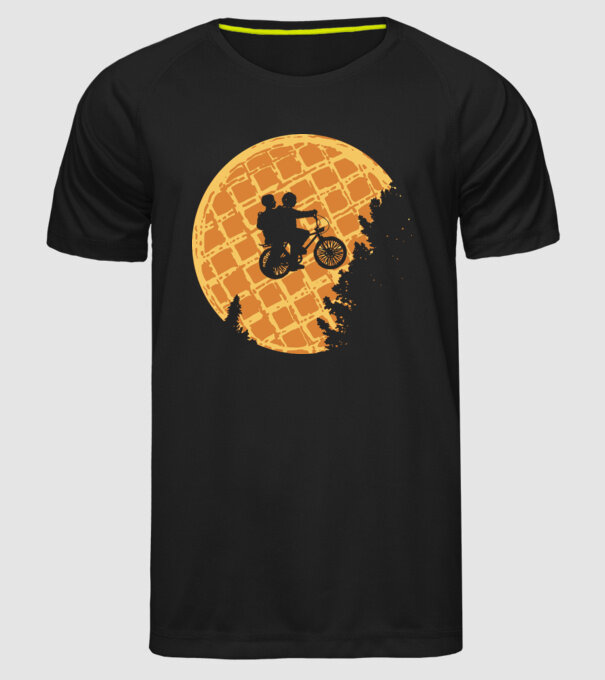 cookie moon stranger things model negru pe tricou