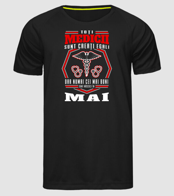 Toți Medicii sunt Creati egali mai model negru pe tricou