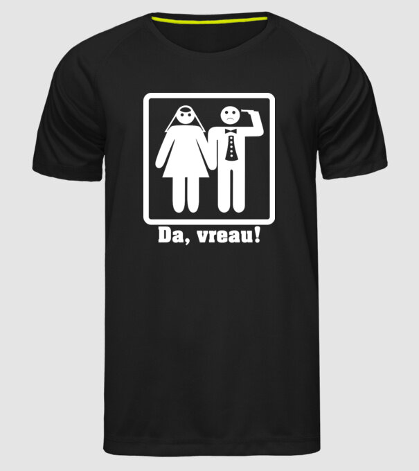 Da, vreau model negru pe tricou