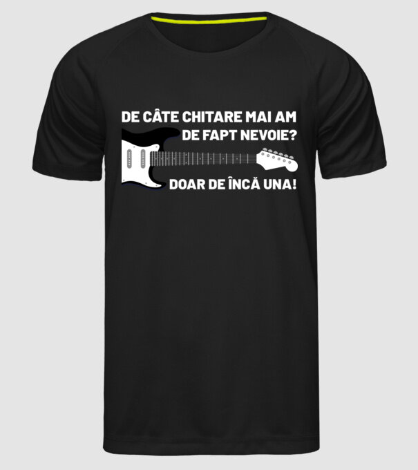De câte chitare mai am de fapt nevoie? Doar de încă una model negru pe tricou