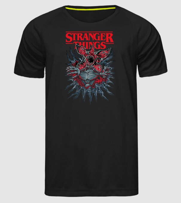DEMOGORGON model negru pe tricou