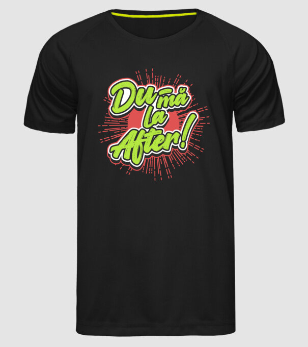 Du-mă la After model negru pe tricou
