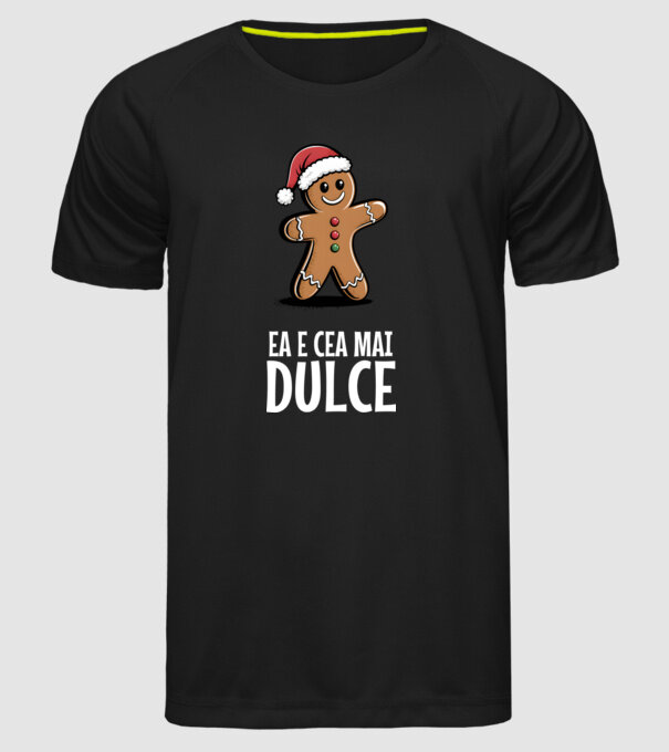 Ea e cea mai dulce Negru model negru pe tricou