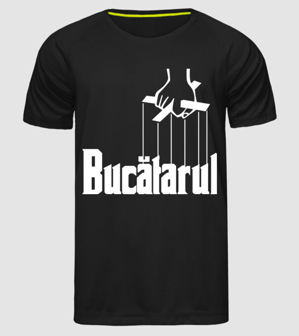 Bucătarul model negru pe tricou