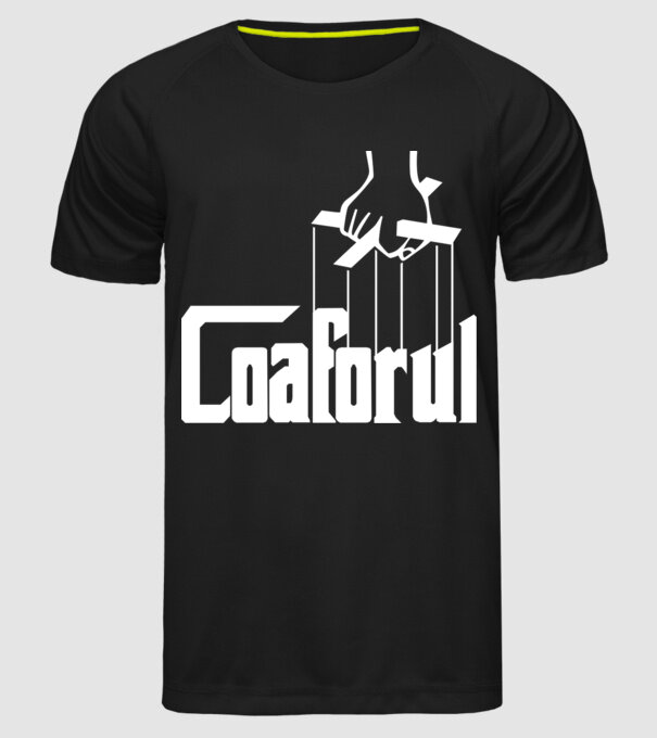 Coaforul/ Frizerul model negru pe tricou